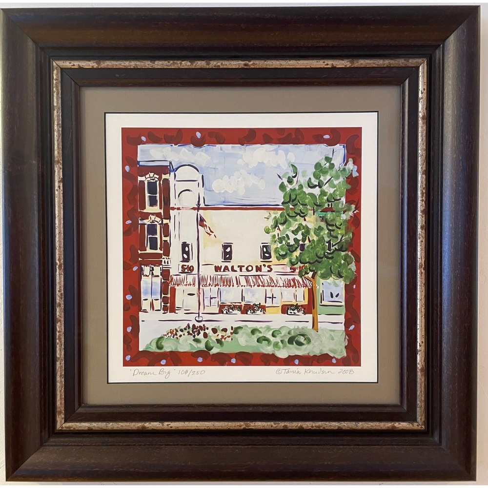 Tania Knudsen Dream Big Signed Numbered 108/250 Walton's Art Print Framed 2008